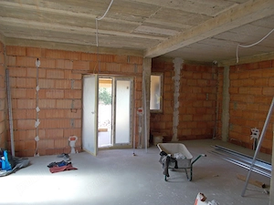 Duplex intreg jumatate, la rosu gri, Giarmata vii, P+E, 4 cam, 438mp teren