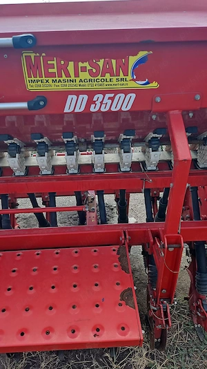 Semănătoare păioase Mert-San irTem DD 3500   27 rânduri, disc dublu, 3,5 m, cu fertilizare - imagine 4