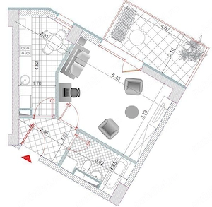 Vând apartament cu 1 camera - imagine 4