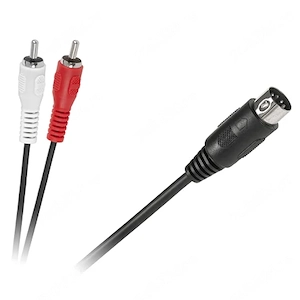 cablu din 5 la 2 rca ptr. legatura intre scule mai modern si playere mai veche