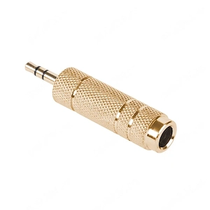 adaptor jack 3.5 stereo-jack 6.3 mama,metal