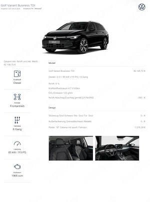 Volkswagen Golf 8.5 Variant Business - imagine 9