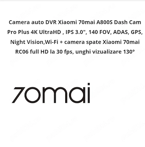 Vând camera auto aproape noua !