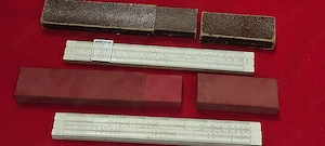 2 rigle de calcul rusesti vintage 1971 si 1975 lungime 30 cm  pret 120 ron ambele  pt. colectie