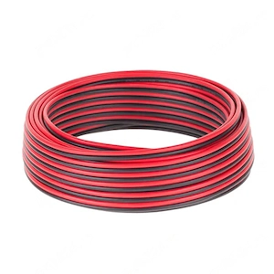 cablu difuzor rosu negru cca 5m,diam.2x 2.5mm ptr.boxe mai mare