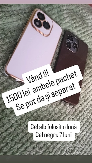 Honor 400 lite telefon și realme note 50 nu deranjați inutil 