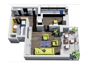 Studio Nou Cu Terasă | 51,90 Mp | Târgu Mureș - imagine 3