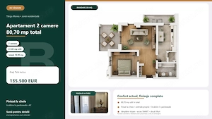 Apartament Nou Cu 2 Camere | 80,70 Mp  | Târgu Mureș - imagine 2