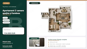 Apartament Nou Cu 2 Camere | 72,80 Mp  | Târgu Mureș - imagine 2