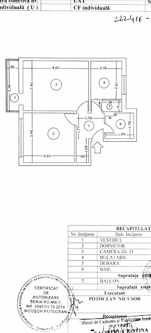 Apartament 2 camere decomandat cu centrala termica - imagine 2