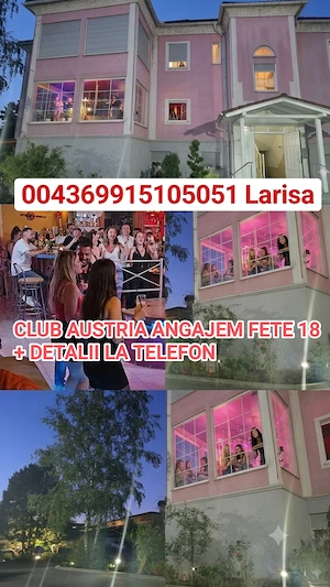 Angajez fete Austria 21+