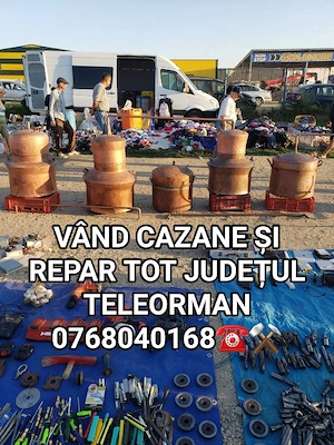 Vând cazane și repar 