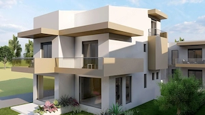 Casă modernă tip duplex în complex rezidențial nou în Grecia