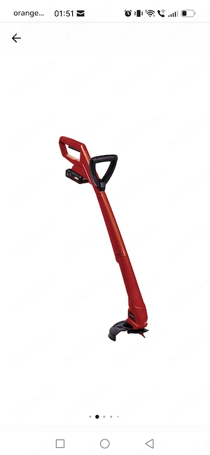 Trimmer de tuns gazon iarba pe acumulator Einhell Power X-Change GC-CT 18 24 Li, 18 V  300 lei  Preț