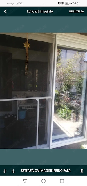 Ușa de terasa culisanta cu roleta electrica și plasa antiinsecte