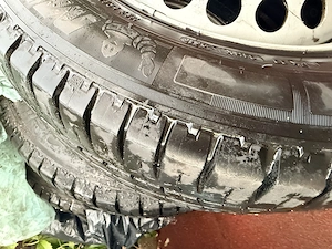 Jante tablă VW T5 R16 + anvelope Michelin 215/60 R16C vară - imagine 3