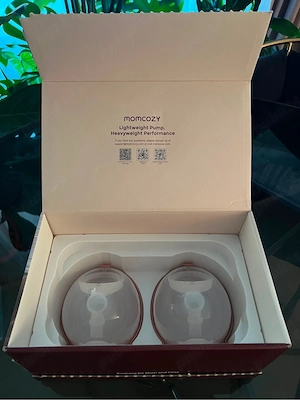 MOM COZY V1 Pro | Pompă de sân electrică dublă, cu accesorii