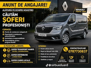 Angajez sofer 2,5T !! nu necesita tahograf! 