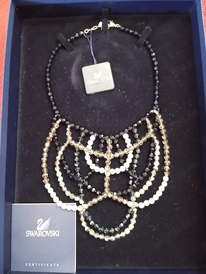 Colier Statement Swarovski  Mauritius  Original   Pachet Complet (Certificat & Cutie)