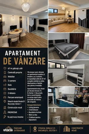 Apartament de vanzare la demisol în sectorul 1 Cartier Damaroaia