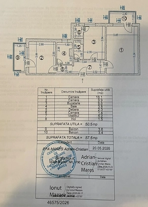 Apartament 2 camere 57mp Vacaresti Piata Sudului - imagine 10