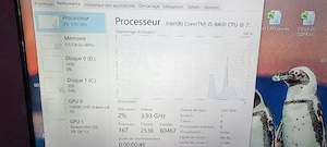 Pc hp pavilion 590 i5 gen 8 8gb ram ddr4 128 gb ssd wifi