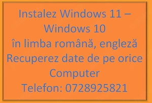 Instalare Windows - Instalez Windows - Reparatii-Depanare Calculatoare - Repar-Depanez PC-Calculator