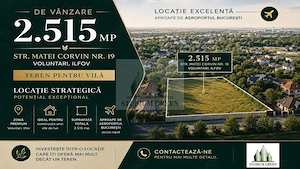 2515 mp de vanzare -in Voluntari- Pipera - 2515 mp