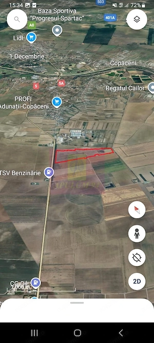 Teren 40ha Adunatii Copăceni | Industrial/ Logistic - imagine 4