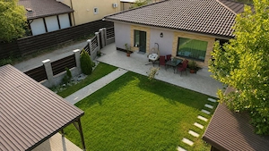 Casa in Darza (Buftea), carport, curte cocheta, utilata si mobilata - imagine 9