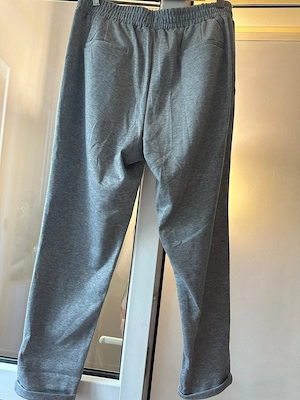Pantaloni damă Mohito Basic gri melanj, croială conică   smart-casual cu talie elastică   Mărimea [L