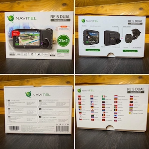 Camera Auto DVR cu Navigatie GPS NAVITEL RE 5 DUAL Filmare FullHD, 140 , Night Vision, ecran de 5-in
