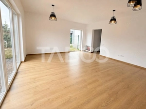 Duplex pe un singur nivel 3 camere 2 bai 235 mp teren in Talmaciu - imagine 5