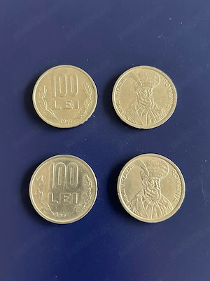 Vand lot colecție - 120 monede de 100 lei Mihai Viteazul (1991-1996) - NEGOCIABIL