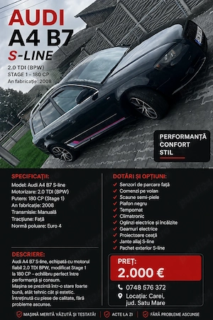 Audi A4 B7 S-line 