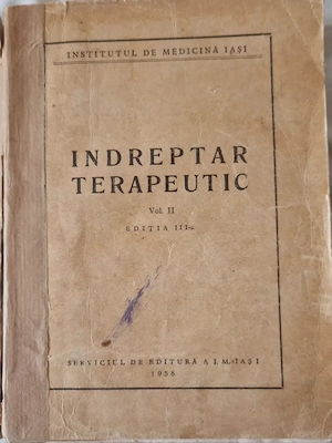 Carte (anii 1958 )-"Indreptar farmaceutic"