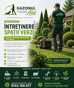 Intretinere spatii verzi