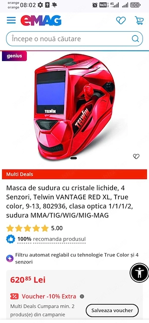 Mască de sudura.