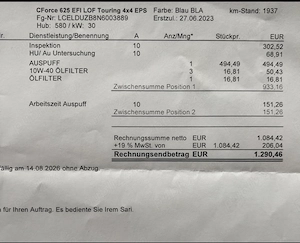 Cfmoto 625L Touring an 2023 , EPS , full led , acte Germania - imagine 5