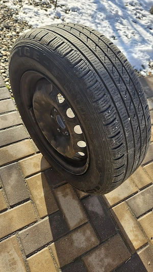 Set 4 Jante Oțel cu Anvelope M+S 195/65 R15 – Stare Bună - imagine 3
