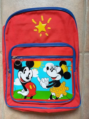 Ghiozdan pentru elevi multicolor NOU foarte frumos Mickey Mouse