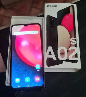Samsung Galaxy A02s în cutie, se vinde fără încărcător - 300 lei preț fix