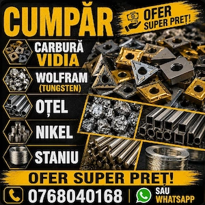Colectez deșeuri vidia wolfram otel