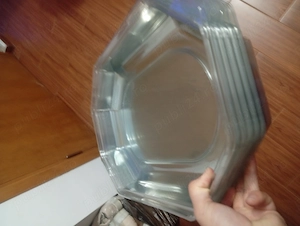 Tăvi   Platouri adânci din plastic transparent (PET) 46 x 29 x 5 cm   Noi