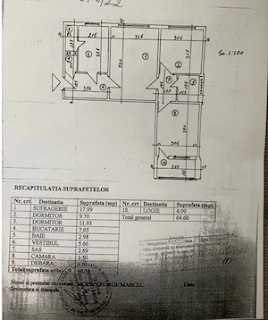 vand apartament cu 3 camere,2 4 - imagine 4