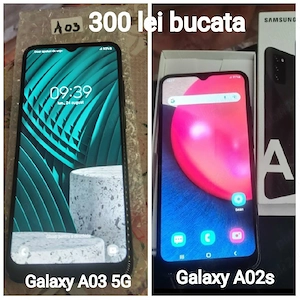 Samsung GalaxyA03 5G și GalaxyA02s în cutie, se vinde fără încărcător