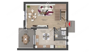 Casa individuala cu 4 camere 2 bai in Cristian zona Centrala - imagine 16