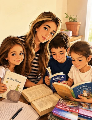 Ofer meditații la franceză   engleză pentru grădiniță, primară și gimnaziu 