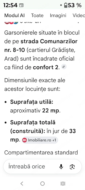 vand garsonieră 