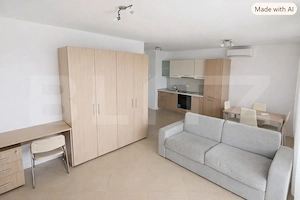 Garsonieră open space – 37 mp, balcon, view superb - imagine 2